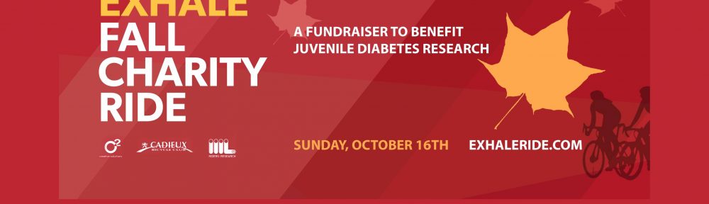 2022 Exhale Fall Charity Ride Benefiting JDRF via Riders4Research