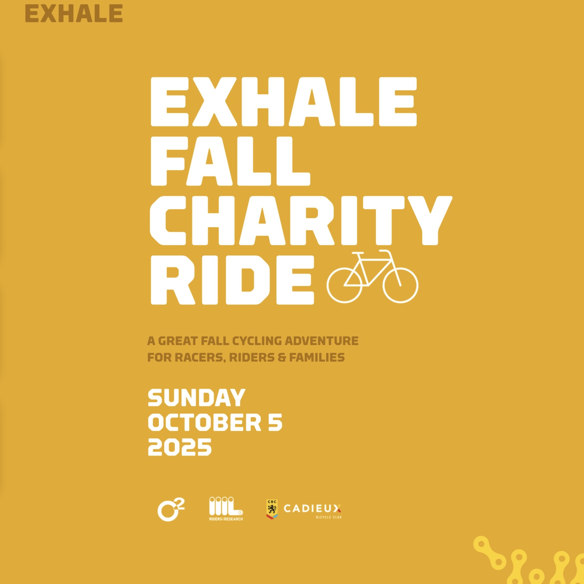 2025 Exhale Fall Charity Ride Benefiting Breakthrough T1D (JDRF)